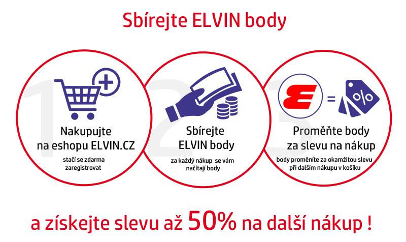 Bodový systém věrnostního programu Elvin.cz